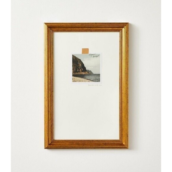 12"x18" Travel Photo Gold Framed Wall Art - Threshold with Studio McGee NEW - Picture 1 of 6